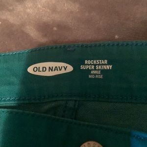 Very Cute Teal Jeans only wore for family photos